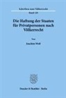 Joachim Wolf - Die Haftung der Staaten für Privatpersonen nach Völkerrecht.