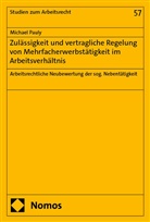 Michael Pauly - Zulässigkeit und vertragliche Regelung von Mehrfacherwerbstätigkeit im Arbeitsverhältnis