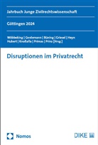 Felix Büning, Felix Büning u a, Simon Gerdemann, Moritz Griesel, Constantin Heyn, Tom Hubert... - Disruptionen im Privatrecht