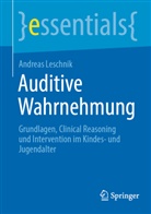 Andreas Leschnik - Auditive Wahrnehmung