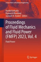 Jaywant H Arakeri, Jaywant H. Arakeri, Rajneesh Bhardwaj, Jaywant H Arakeri, Hardik Kothadia - Proceedings of Fluid Mechanics and Fluid Power (FMFP) 2023, Vol. 4