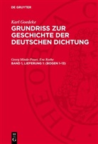 Karl Goedeke, Georg Minde-Pouet, Eva Rothe - Karl Goedeke: Grundriss zur Geschichte der deutschen Dichtung - Band 1, Lieferung 1: (Bogen 1-13)