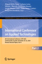 Miguel Botto-Tobar, Benjamin Durakovic, Lohana Lema Moreta, Sergio Montes León, Pablo Torres-Carrion, Marcelo Zambrano Vizuete... - International Conference on Applied Technologies