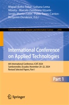 Miguel Botto-Tobar, Benjamin Durakovic, Lohana Lema Moreta, Sergio Montes León, Pablo Torres-Carrion, Marcelo Zambrano Vizuete... - International Conference on Applied Technologies