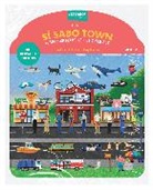 Mike Alfaro, Blue Star Press, Gerardo Guillen, Gerardo Guillén - Si Sabo Town: A Bilingual Reusable Sticker Play Set