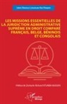 Léon Odimula Lofunguso Kos'Ongenyi - Les missions essentielles de la juridiction administrative suprême
