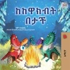 Kidkiddos Books, Sam Sagolski - Under the Stars (Amharic Kids Book)