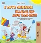 Shelley Admont, Kidkiddos Books, Danny Shmuilov - I Love Summer (English Tagalog Bilingual Children's Book)