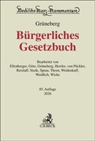Jürgen Ellenberger, Isabell Götz u a - Bürgerliches Gesetzbuch