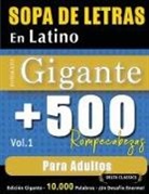 Delta Classics - SOPA DE LETRAS EN LATINO FORMATO GIGANTE