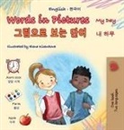 Kidkiddos Books - Words in Pictures - My Day (English Korean Bilingual Children's Book)