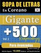 Delta Classics - SOPA DE LETRAS EN COREANO FORMATO GIGANTE