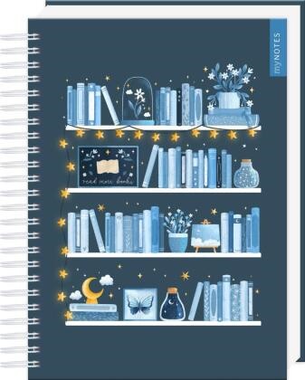 Dan Lin - myNOTES Papeterie: Ringbuch Bücherregal