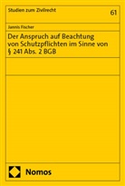 Jannis Fischer - Der Anspruch auf Beachtung von Schutzpflichten im Sinne von § 241 Abs. 2 BGB