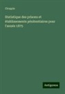 Choppin - Statistique des prisons et établissements pénitentiaires pour l'année 1875