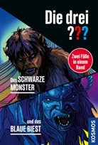 Hendrik Buchna, André Marx, Silvia Christoph - Die drei ???, Das schwarze Monster / und das blaue Biest (Doppelband)