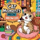 Laura Bidden - Cat Moments Coloring Book for Cat Lovers
