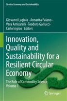 Vera Amicarelli, Vera Amicarelli et al, Teodoro Gallucci, Carlo Ingrao, Giovanni Lagioia, Annarita Paiano - Innovation, Quality and Sustainability for a Resilient Circular Economy