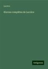 Lucrèce - ¿uvres complètes de Lucrèce