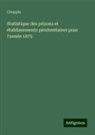 Choppin - Statistique des prisons et établissements pénitentiaires pour l'année 1875