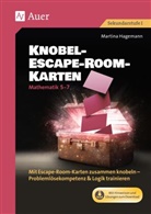 Martina Hagemann - Knobel-Escape-Room-Karten Mathematik Klassen 5-7, m. 1 Beilage