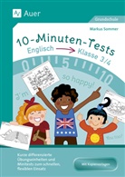 Markus Sommer - 10-Minuten-Tests Englisch - Klasse 3/4