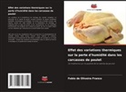 Fabio de Oliveira Franco - Effet des variations thermiques sur la perte d'humidité dans les carcasses de poulet