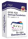 CGP Books, CGP Books - New GCSE AQA German: Vocabulary Revision Question Cards (for exams from 2026)
