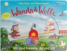 Antje Flad, Sandra Grimm, Antje Flad - Mein Spiel- und Mitmachbuch. Wanda und Wolle - Wir sind Freunde, du und ich