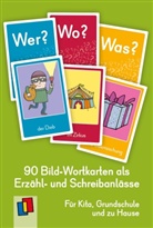 Redaktionsteam Verlag an der Ruhr, Redaktionsteam Verlag an der Ruhr, Anja Boretzki - Wer? Wo? Was?  90 Bild-Wortkarten als Erzähl- und Schreibanlässe