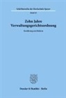 / - Zehn Jahre Verwaltungsgerichtsordnung.