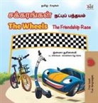 Kidkiddos Books, Inna Nusinsky - The Wheels The Friendship Race (Tamil English Bilingual Children's Book)