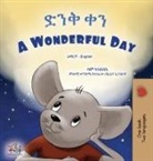 Kidkiddos Books, Sam Sagolski - A Wonderful Day (Amharic English Bilingual Children's Book)