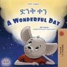 Kidkiddos Books, Sam Sagolski - A Wonderful Day (Amharic English Bilingual Children's Book)