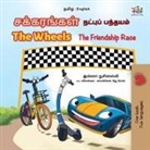 Kidkiddos Books, Inna Nusinsky - The Wheels The Friendship Race (Tamil English Bilingual Children's Book)