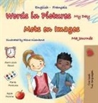 Kidkiddos Books - Words in Pictures - My Day (English French Bilingual Children's Book)