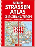 Neuer Straßenatlas Deutschland/Europa 2026/2027