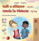 Kidkiddos Books - Words in Pictures - My Day (Serbian English Bilingual Children's Book - Latin Alphabet)