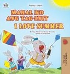 Shelley Admont, Kidkiddos Books, Danny Shmuilov - I Love Summer (Tagalog English Bilingual Children's Book)