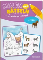Nadja Schwendemann, Nadja Schwendemann - Malen und Rätseln für Kindergartenkinder. Pferde