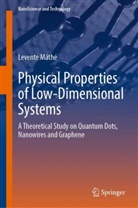 Levente Máthé - Physical Properties of Low-Dimensional Systems