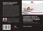 Corazon Tolentino - Corrélation entre les habitudes d'étude et la performance en algèbre intermédiaire