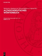 Rudolf Grosse, Sächsische Akademie Der Wissenschaften Zu Leipzig - Althochdeutsches Wörterbuch - Band II: C-D