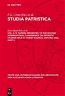 Kurt Aland, F. L. Cross, Elizabeth A. Livingstone - Studia Patristica - Vol. II./2: Papers presented to the Second International Conference on Patristic Studies held at Christ Church, Oxford, 1955, Part II