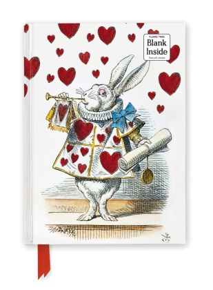 Flame Tree Publishing - Alice''s Adventures in Wonderland: White Rabbit (Foiled Blank Journal)