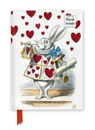 Flame Tree Publishing - Alice''s Adventures in Wonderland: White Rabbit (Foiled Blank Journal)
