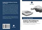 Elena López Baltanás - Prekäre Beschäftigung, Beiträge und Renten