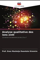 Enos Masheija Rwantale Kiremire, Prof. Enos Masheija Rwantale Kiremire - Analyse qualitative des ions zintl