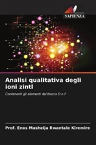 Enos Masheija Rwantale Kiremire, Prof. Enos Masheija Rwantale Kiremire - Analisi qualitativa degli ioni zintl
