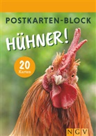 Postkartenblock Hühner